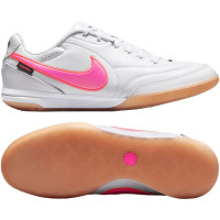 Nike Tiempo Street Football Boots Streetgato Premium White Hot Pink Black