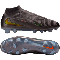 Nike Phantom 6 High Elite LV8 Grass Football Boots (FG) Dark Grey Orange Multicolor