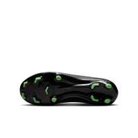 Nike Mercurial Vapor 17 Academy (MG) Grass/Artificial Grass Football Boots Kids Black Bright Green Silver Grey
