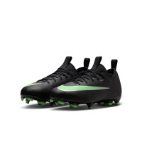 Nike Mercurial Vapor 17 Academy (MG) Grass/Artificial Grass Football Boots Kids Black Bright Green Silver Grey