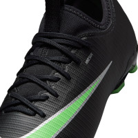 Nike Mercurial Vapor 17 Academy (MG) Grass/Artificial Grass Football Boots Kids Black Bright Green Silver Grey