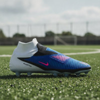 Nike Phantom 6 Elite High Artificial Grass Football Boots (AG) Blue White Hot Pink