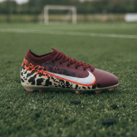 Nike Zoom Mercurial Pro Vapor 16 Grass Football Boots (FG) Kids Burgundy Silver Orange