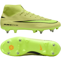 Nike Zoom Mercurial Superfly Academy 10 Iron Stud Football Boots (SG) Anti-Clog Yellow Neon Yellow Orange