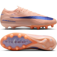 Nike Zoom Mercurial Vapor 16 Elite LV8 Kunstgras Voetbalschoenen (AG) Zalmroze Donkerblauw Paars