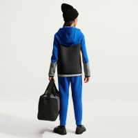 Nike Tech Fleece Tracksuit Kids Dark Blue Dark Grey Black