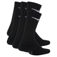 Nike Everyday Crew 6-Pack Kids Socks Black White