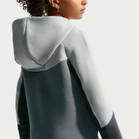 Nike Tech Fleece Trainingspak Kids Grijs Donkergrijs Zwart Lichtblauw