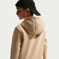 Nike Club Fleece Sportswear Hoodie Kids Beige Wit