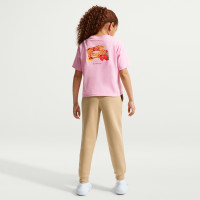 Nike Club Fleece Sportswear Sweat Pants Kids Beige White