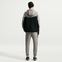 Nike Tech Fleece Vest Dark Grey Black Orange