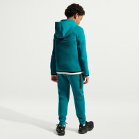 Nike Tech Fleece Trainingspak Kids Turquoise Zwart