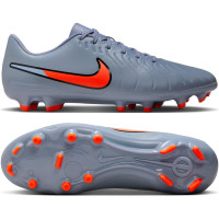 Nike Tiempo Legend Club 10 Gras / Kunstgras Voetbalschoenen (MG) Lichtblauw Felrood Zwart