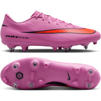 Nike Zoom Mercurial Vapor Academy 16 IJzeren-Nop Voetbalschoenen (SG) Anti-Clog Roze Felrood Lichtblauw