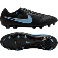 Nike Tiempo Legend 10 Pro Gras Football Boots (FG) Black Light Blue