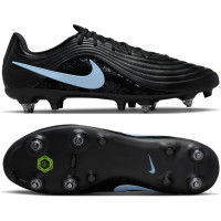 Nike Tiempo Academy Maestro IJzeren-Nop Voetbalschoenen (SG) Anti-Clog Zwart Lichtblauw