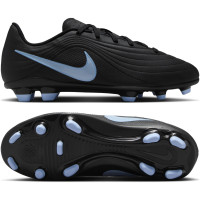 Nike Tiempo Club Maestro Gras / Kunstgras Voetbalschoenen (MG) Kids Zwart Lichtblauw