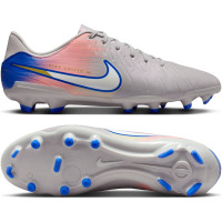 Nike Tiempo Legend 10 Academy Grass/Artificial Grass Football Boots (MG) Grey Blue Pink