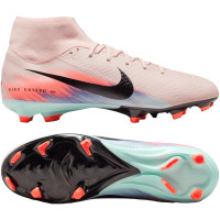 Nike Zoom Mercurial Superfly 10 Academy Grass/Artificial Grass Football Boots (MG) Pink Blue Turquoise