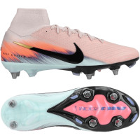 Nike Zoom Mercurial Superfly 10 Elite IJzeren-Nop Voetbalschoenen (SG) Pro Player Roze Blauw Turquoise
