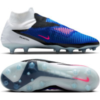 Nike Phantom 6 Elite High Artificial Grass Football Boots (AG) Blue White Hot Pink