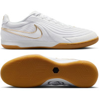 Nike Tiempo Reactgato (IN) Indoor Football Boots White Gold