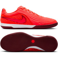Nike Tiempo Reactgato (IN) Indoor Football Boots Bright Red Orange Burgundy