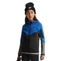 Nike Tech Fleece Tracksuit Kids Dark Blue Dark Grey Black