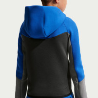 Nike Tech Fleece Tracksuit Kids Dark Blue Dark Grey Black