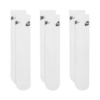 Nike Elevated Everyday Crew Sokken 3-Pack Wit Zwart