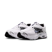 Nike Air Max Moto 2K Sneakers White Black Light Armory Blue Metallic Silver