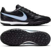 Nike Tiempo Pro Ligera Turf Football Boots (TF) Black Light Blue
