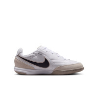 Nike Tiempo Streetgato Kids Street Football Shoes White Black Beige