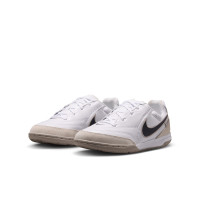 Nike Tiempo Streetgato Kids Street Football Shoes White Black Beige