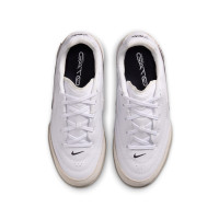 Nike Tiempo Streetgato Kids Street Football Shoes White Black Beige