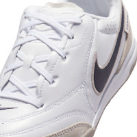Nike Tiempo Streetgato Kids Street Football Shoes White Black Beige