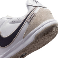 Nike Tiempo Streetgato Kids Street Football Shoes White Black Beige