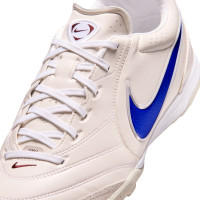 Nike Tiempo Pro Ligera (TF) Turf Football Boots Chalk White Blue White