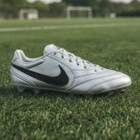 Nike Tiempo Pro Ligera Gras Football Boots (FG) Metallic Silver Black
