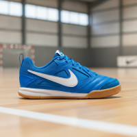 Nike Zaalvoetbalschoenen Gato (IN) Kids Blauw Wit Bruin
