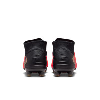 Nike Phantom 6 High Elite (FG) Gras Football Boots Black Bright Red Gold