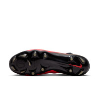 Nike Phantom 6 High Elite (FG) Gras Football Boots Black Bright Red Gold