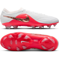 Nike Tiempo Maestro Elite (FG) Gras Football Boots White Bright Red Gold
