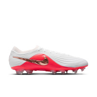 Nike Tiempo Maestro Elite (FG) Gras Football Boots White Bright Red Gold