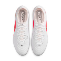 Nike Tiempo Maestro Elite (FG) Gras Football Boots White Bright Red Gold