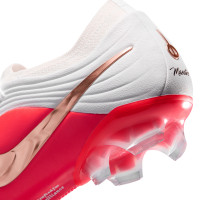Nike Tiempo Maestro Elite (FG) Gras Football Boots White Bright Red Gold