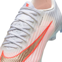 Nike Zoom Mercurial Superfly 11 Elite (FG) Gras Voetbalschoenen Wit Felrood Goud