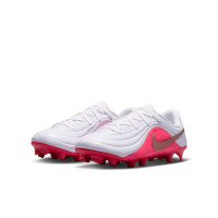 Nike Tiempo Maestro Academy Grass/Artificial Grass Football Boots (MG) Toddlers White Bright Red Gold