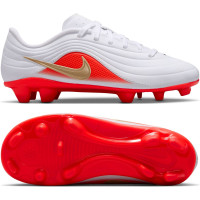 Nike Tiempo Maestro Club (MG) Grass/Artificial Grass Football Boots Toddlers White Bright Red Gold