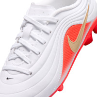 Nike Tiempo Maestro Club (MG) Grass/Artificial Grass Football Boots Toddlers White Bright Red Gold